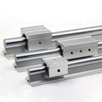 SBR series aluminum shaft rails linear guide rail linear block bearing linear rail carriage bearings